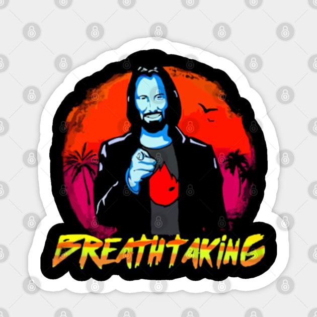 john wick merch Sticker by albertkeith48